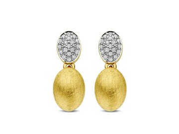 Oorbellen briljant - 18kt Bicolor | COLLECTION VANSCHOENWINKEL