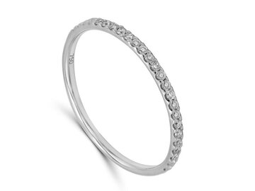 Ring briljant - 18kt Witgoud | COLLECTION VANSCHOENWINKEL