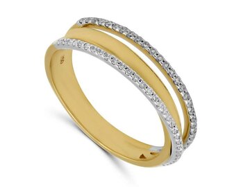 Ring briljant - 18kt Bicolor | COLLECTION VANSCHOENWINKEL