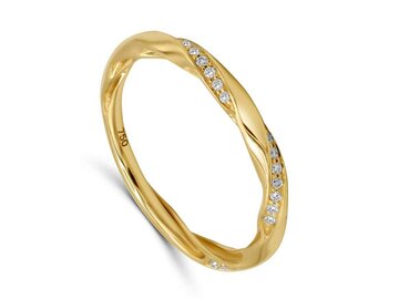 Ring briljant - 18kt Geelgoud | COLLECTION VANSCHOENWINKEL