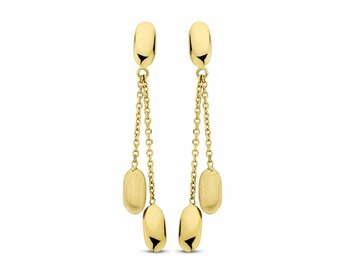 Oorbellen afhangers - 18kt Geelgoud | COLLECTION VANSCHOENWINKEL