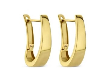 Oorbellen creolen - 18kt Geelgoud | Swing 18k Jewels