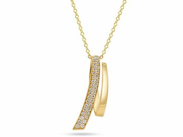 COLLIER BRILJANT - 18kt Geelgoud | COLLECTION VANSCHOENWINKEL