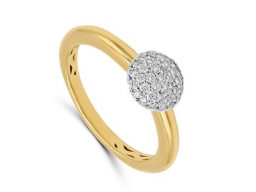 Ring briljant - 18kt Bicolor | COLLECTION VANSCHOENWINKEL