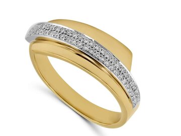 Ring briljant - 18kt Bicolor | COLLECTION VANSCHOENWINKEL