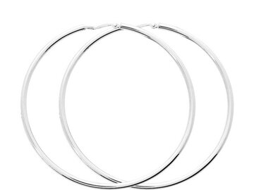 Oorbellen creolen - 18kt Witgoud | COLLECTION VANSCHOENWINKEL