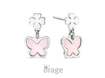 Oorbellen kinder afhanger - Orage Kids Silver | (Ag) Orage Zilver