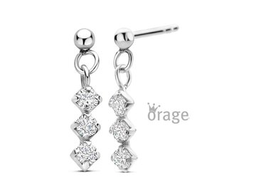 Oorbellen afhangers - Orage Silver Jewellery | (Ag) Orage Zilver