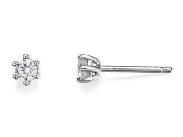 Oorbellen briljant - 18kt Witgoud | COLLECTION VANSCHOENWINKEL