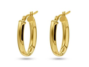 Oorbellen creolen - 18kt Geelgoud | COLLECTION VANSCHOENWINKEL