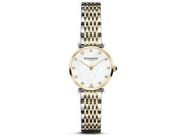 RODANIA SWISS MADE DAMES - Bicolor Staal-Plaqué / PVD | Rodania 1930 Swiss Made