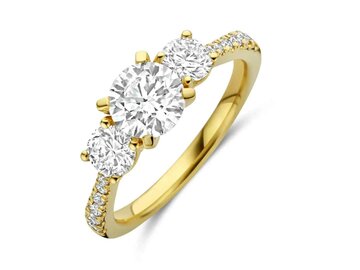 Lab Grown Diamond Solitair - 18kt Geelgoud | Lab Grown Collection VS