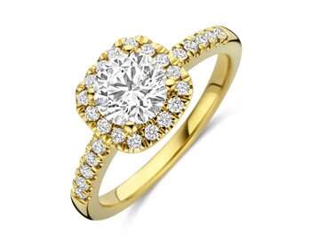 Lab Grown Diamond Solitair - 18kt Geelgoud | Lab Grown Collection VS