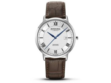 RODANIA SWISS MADE HEREN - Edelstaal+Leer | Rodania 1930 Swiss Made