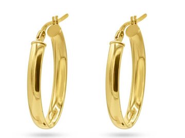 Oorbellen creolen - 18kt Geelgoud | COLLECTION VANSCHOENWINKEL