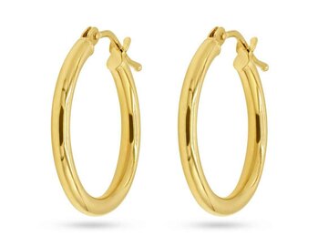 Oorbellen creolen - 18kt Geelgoud | COLLECTION VANSCHOENWINKEL