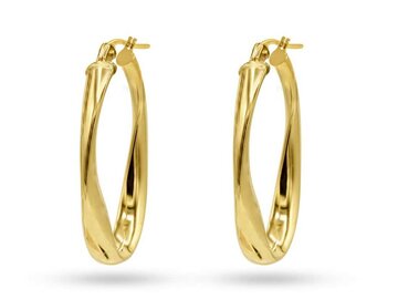 Oorbellen creolen - 18kt Geelgoud | COLLECTION VANSCHOENWINKEL