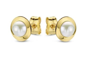 Oorbellen parels - 18kt Geelgoud | COLLECTION VANSCHOENWINKEL