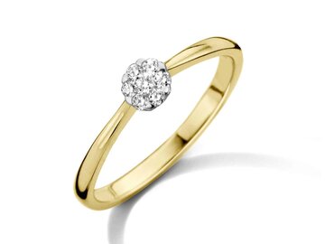 Ring Solitaire briljant - DULCI NEA 18K | COLLECTION VANSCHOENWINKEL