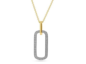 Hanger met Ketting - 18kt Geelgoud | COLLECTION VANSCHOENWINKEL