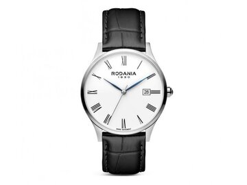 RODANIA SWISS MADE HEREN - Edelstaal+Leer | Rodania 1930 Swiss Made