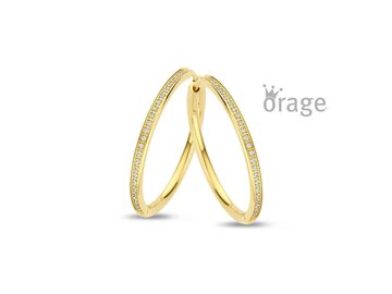 Oorbellen creolen - Orage STEEL Jewellery | (Ag) Orage Zilver