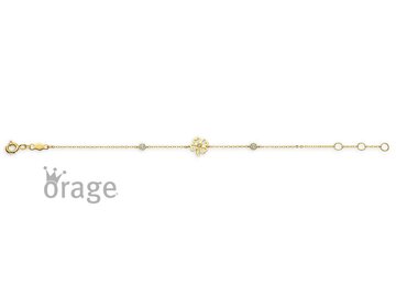 ARMBAND FANTASIE - 9kt Geelgoud | (Ag) Orage Zilver