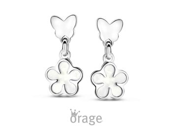 Oorbellen kinder afhanger - Orage Kids Silver | (Ag) Orage Zilver