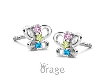 Oorbellen kinderfiguur - Orage Kids Silver | (Ag) Orage Zilver