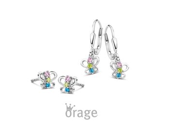 Oorbellen kinder afhanger - Orage Kids Silver | (Ag) Orage Zilver