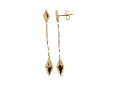 Oorbellen afhangers - 18kt Geelgoud | COLLECTION VANSCHOENWINKEL