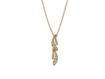 Hanger met Ketting - 18kt Geelgoud | COLLECTION VANSCHOENWINKEL