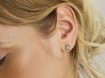 Oorbellen briljant - 18kt Geelgoud | COLLECTION VANSCHOENWINKEL