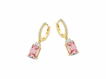 OORBEL AFHANGER ZIRCONIA - Naiomy (AG) Zilver