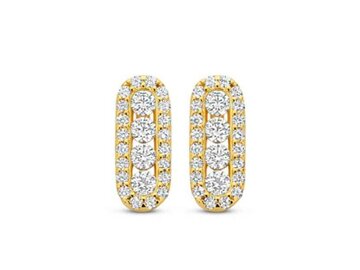 Oorbellen zirconia - Naiomy (AG) Zilver