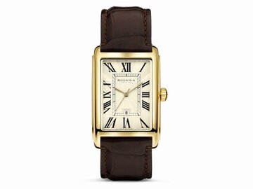 RODANIA SWISS MADE HEREN - Edelstaal+Leer | Rodania 1930 Swiss Made
