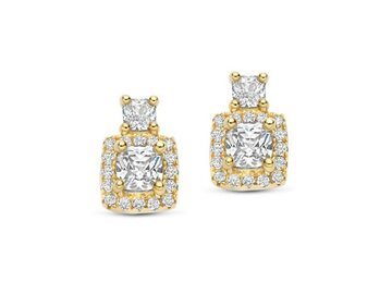Oorbellen zirconia - Naiomy (AG) Zilver