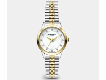 RODANIA SWISS MADE DAMES - Bicolor Staal-Plaqué / PVD | Rodania 1930 Swiss Made