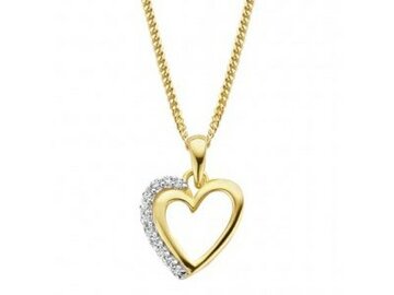 Hanger Hartje - 18kt Geelgoud | COLLECTION VANSCHOENWINKEL