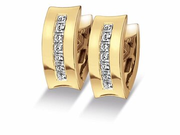 OORBEL FLANDERS BRILJANT - 18kt Geelgoud | The flanders collection