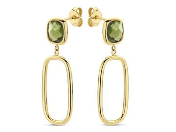 Oorbellen afhangers - 18kt Geelgoud | COLLECTION VANSCHOENWINKEL