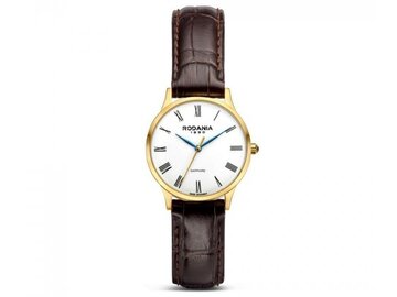 RODANIA SWISS MADE DAMES - Edelstaal+Leer | Rodania 1930 Swiss Made