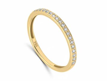 Ring alliance briljant - 18kt Geelgoud | COLLECTION VANSCHOENWINKEL